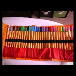 Stabilo Fine tip pen set of 30 multi color NWOT